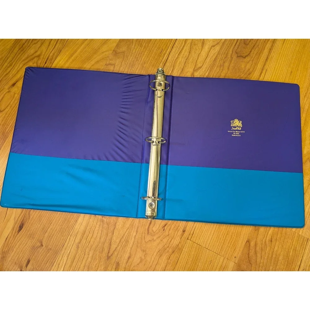 Lisa Frank 3 Ring Binder 90s Retro Horse Rainbow Butterfly Aesthetic Stuart Hall